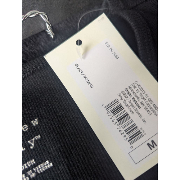 NWT A New Day Black V Neck Bodysuit M - Picture 3 of 4